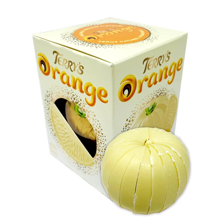 Terry_s-white-chocolate-opened-Candy-Funhouse-157g Terry's Chocolate Orange White 12x157g