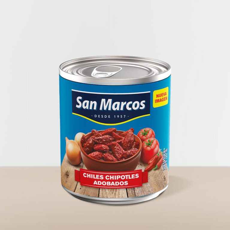 San Marcos Whole Chili Chipotle Adobados 24X215g