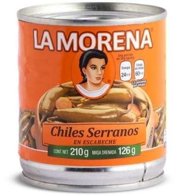 Chili-Serrano-ganze-Schote-LA-MORENA-210-g_200x200@2x La Morena Whole Chili Serrano 24X200g