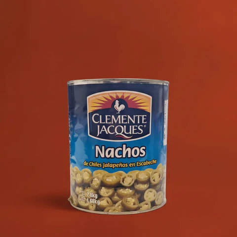 Clemente Jaques Sliced Chili Jalapeño Nacho 6X2,8kg