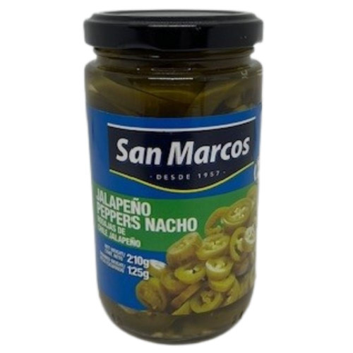 San Marcos Sliced Chili Jalapeño Nacho 24X215g