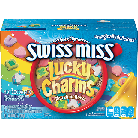 Swiss Miss Lucky Charms Marshmallows Hot Cocoa Mix 8x260g