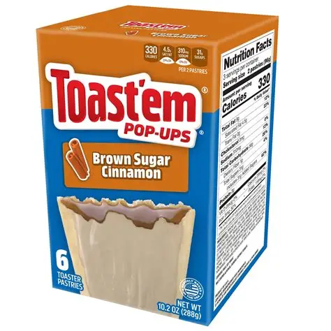 Toast'em Pop-Ups Frosted Brown Sugar Cinnamon 12x288g