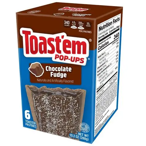Toast'em Pop-Ups Frosted Chocolate Fudge 12x288g