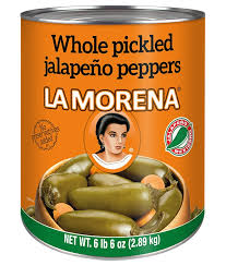La Morena Whole Chili Jalapeño 6X2,8kg