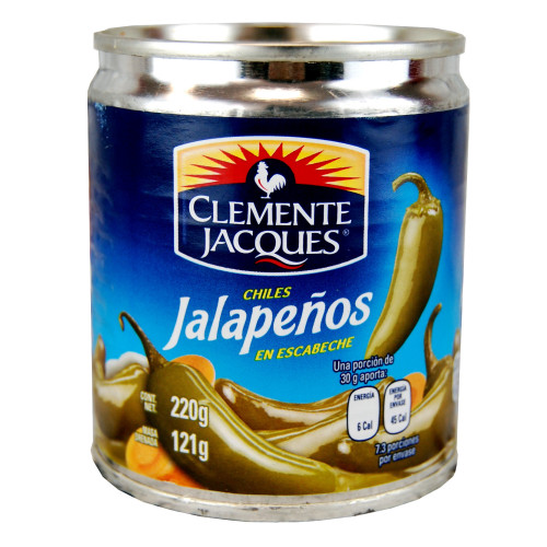 jacques jalapeno whole 220g Clemente Jaques Ground Chili Jalapeño 24x220g