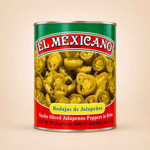 El Mexicano Sliced Chili Jalapeño Nacho 6X2,8kg