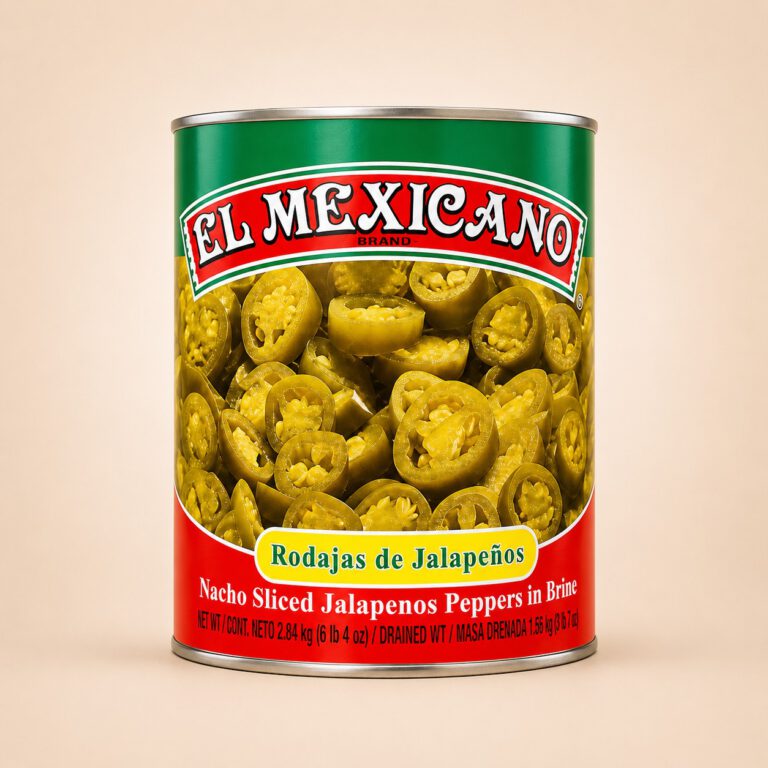 El Mexicano Sliced Chili Jalapeño Nacho 6X2,8kg