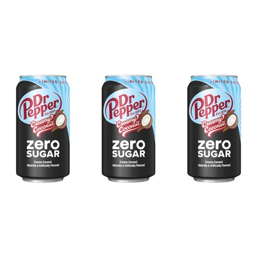 Dr Pepper Creamy Coconut ZERO Can 12x355ml